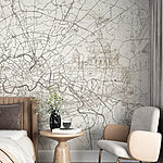 Fotótapéta Egy város térképe