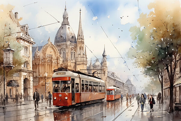 Trolley az utcán Trolley az utcán