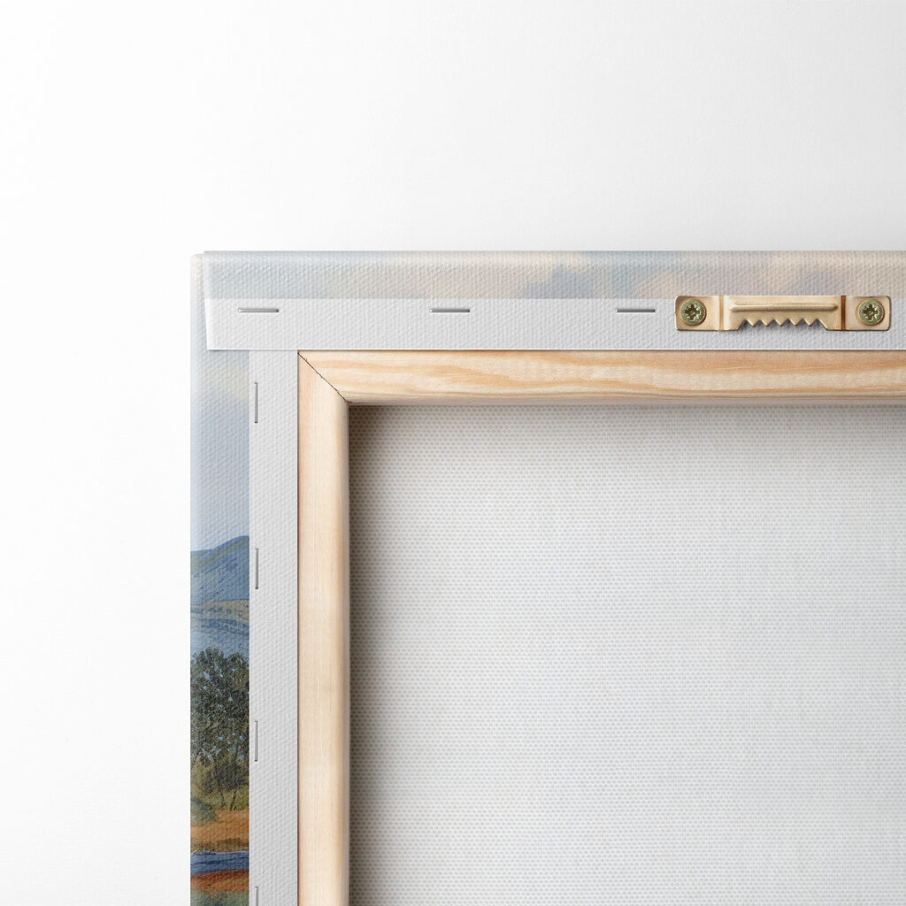 Water with mountains in the background