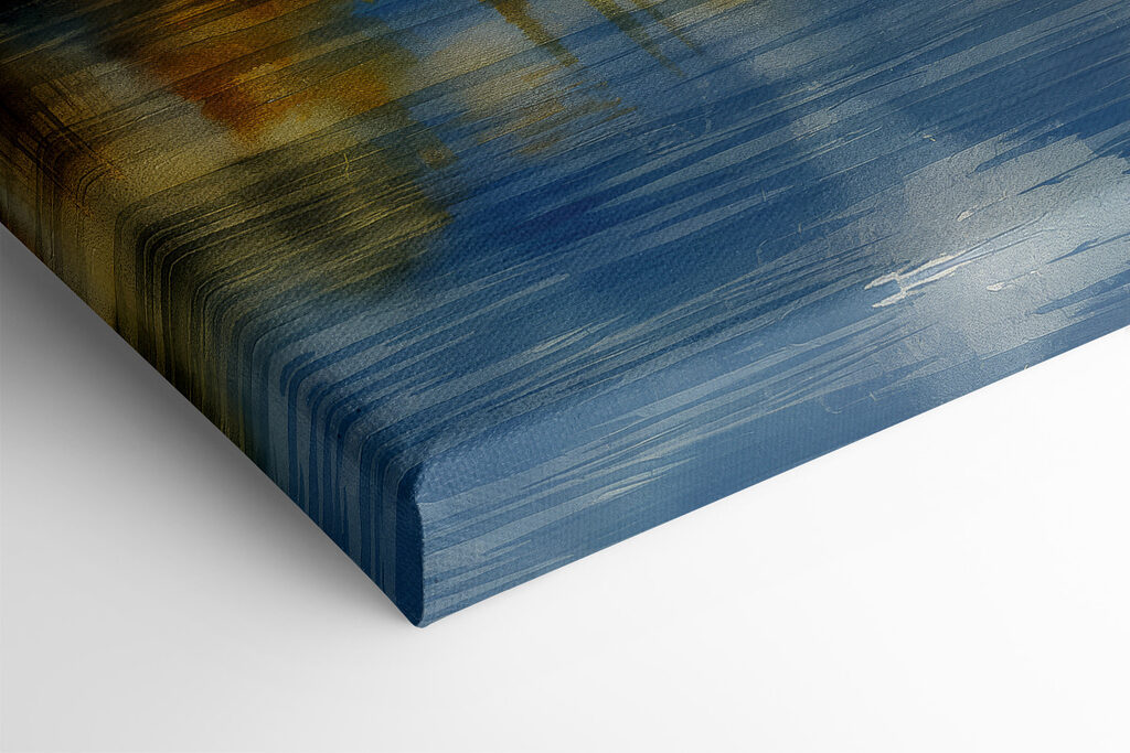 Water with mountains in the background