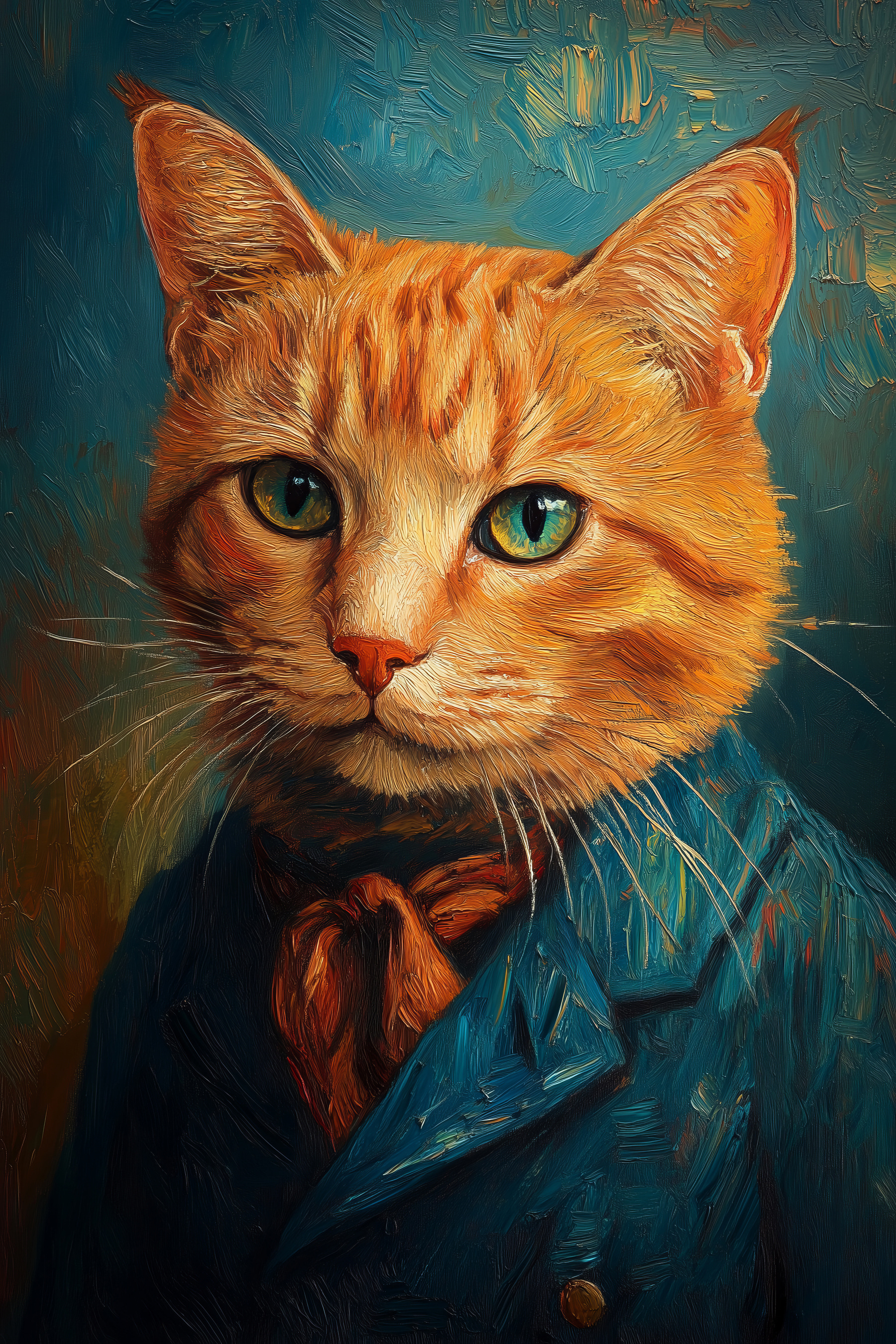 Cat in a suit
