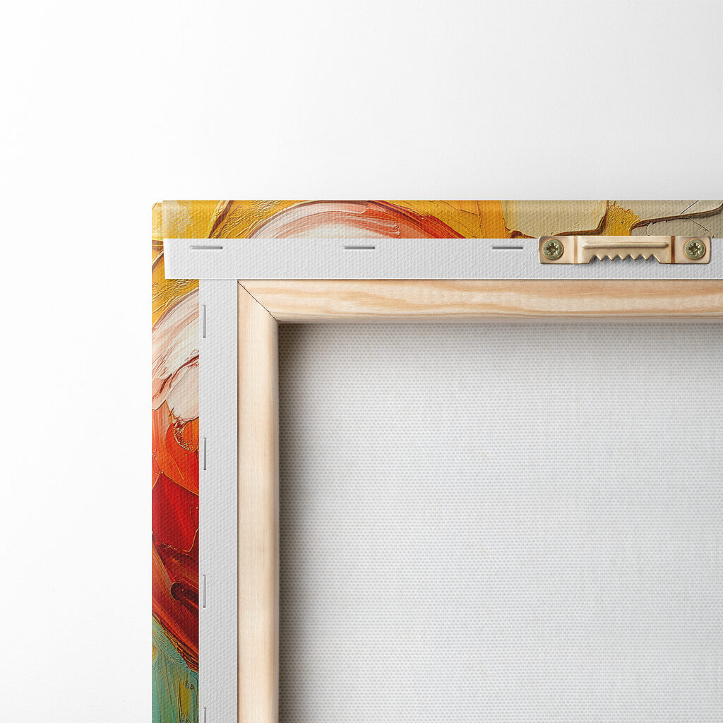 Painting of a cat holding a balloon