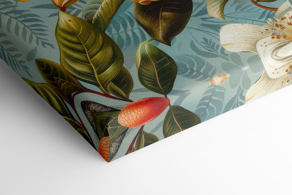 Floral pattern with oranges and flowers Floral pattern with oranges and flowers