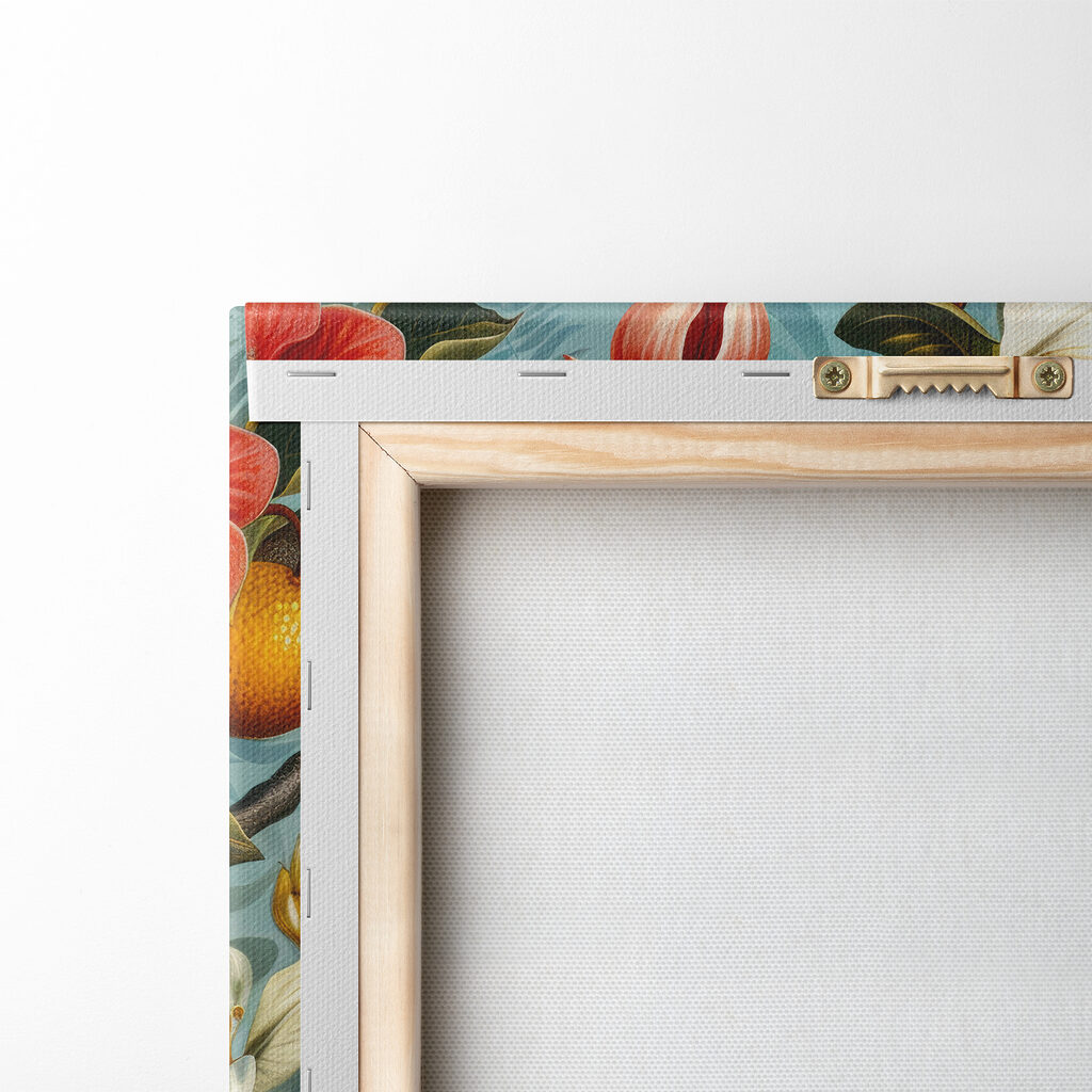 Floral pattern with oranges and flowers Floral pattern with oranges and flowers