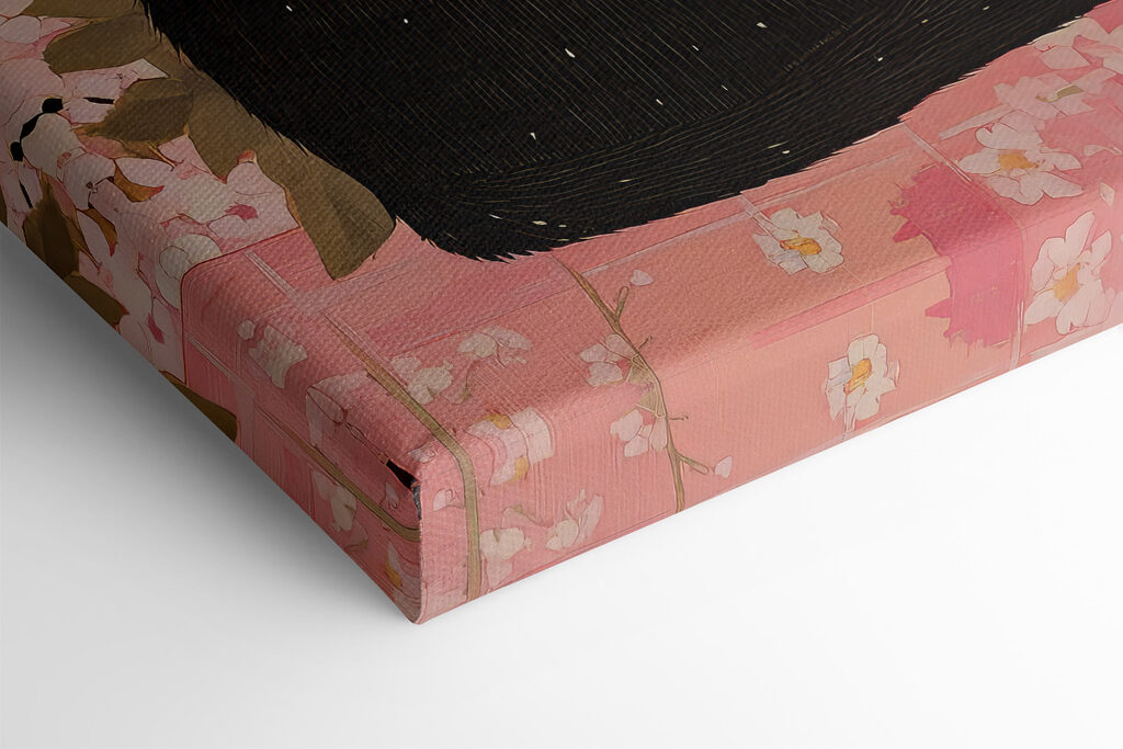 Black and white cats looking at each other