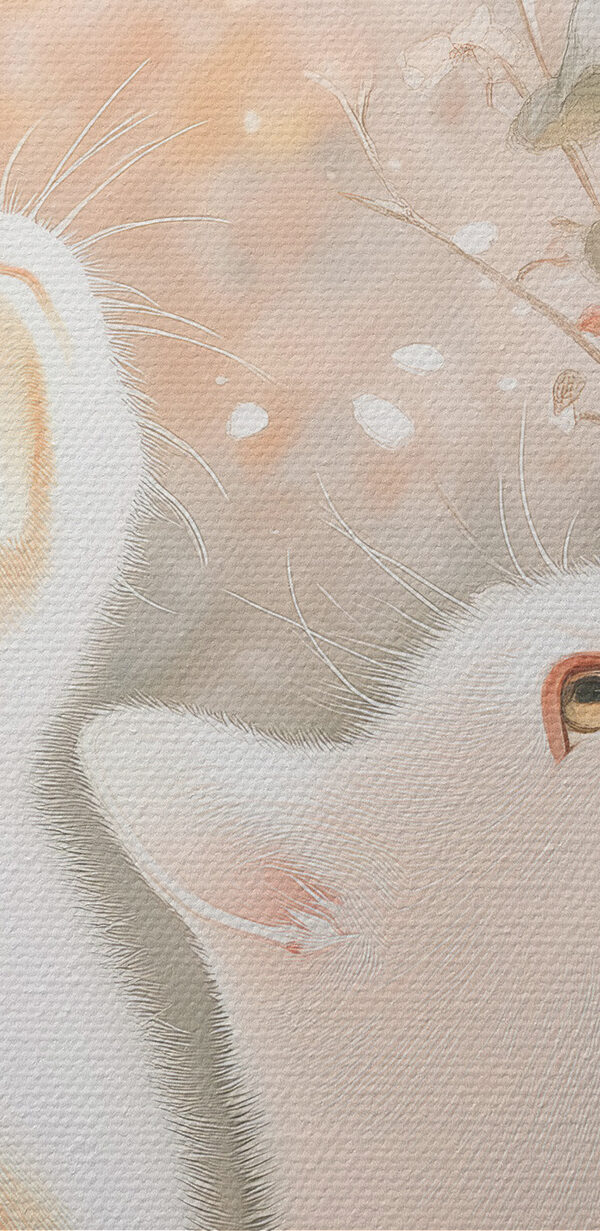 Two cats looking out a window