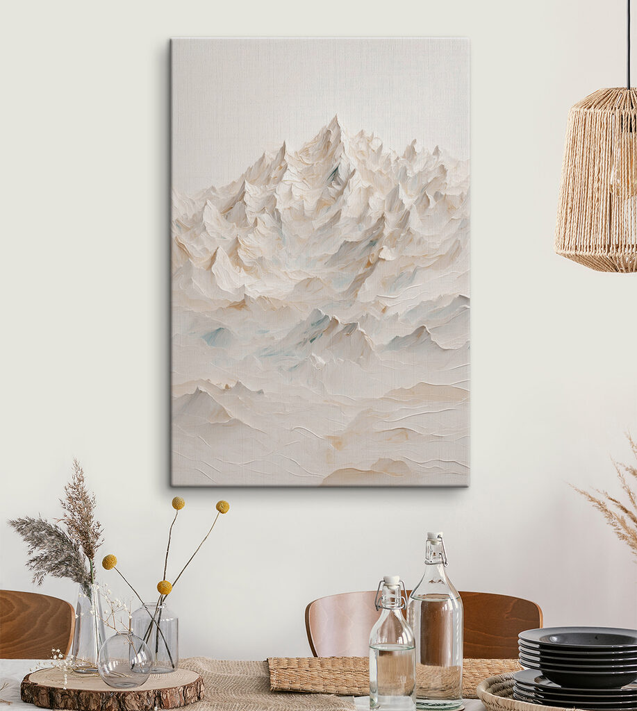 Mountain range with many peaks Mountain range with many peaks