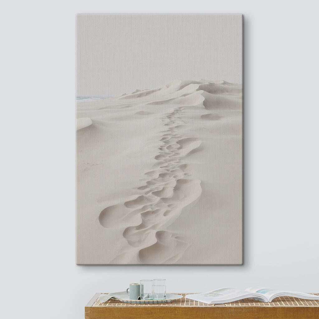 Footprints in the sand