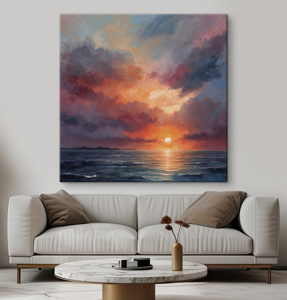 Sunset over the ocean Sunset over the ocean