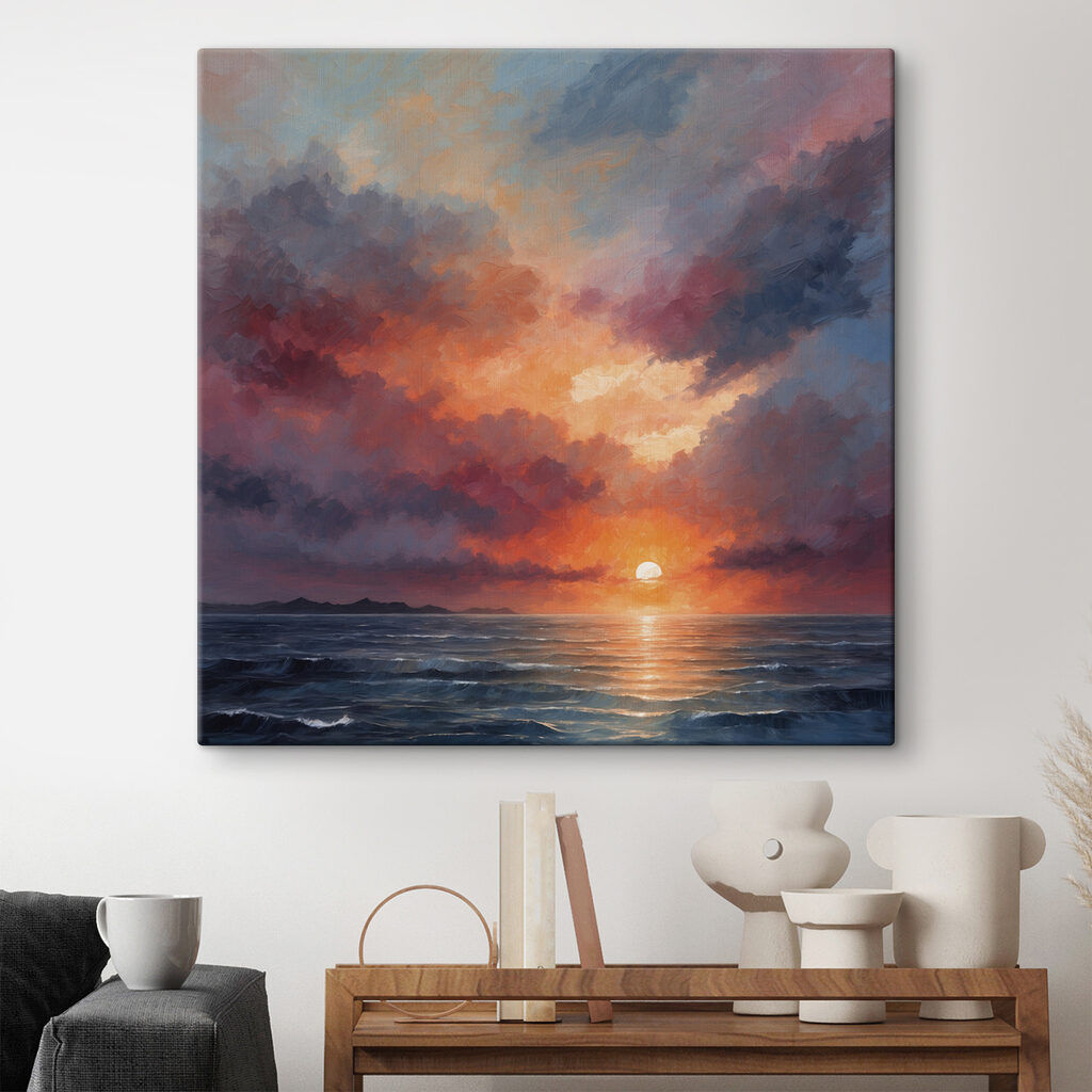 Sunset over the ocean Sunset over the ocean