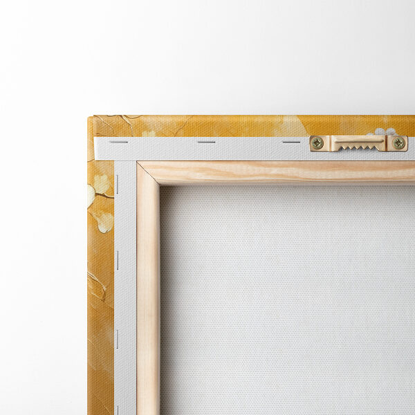 White peacock with feathers on a branch