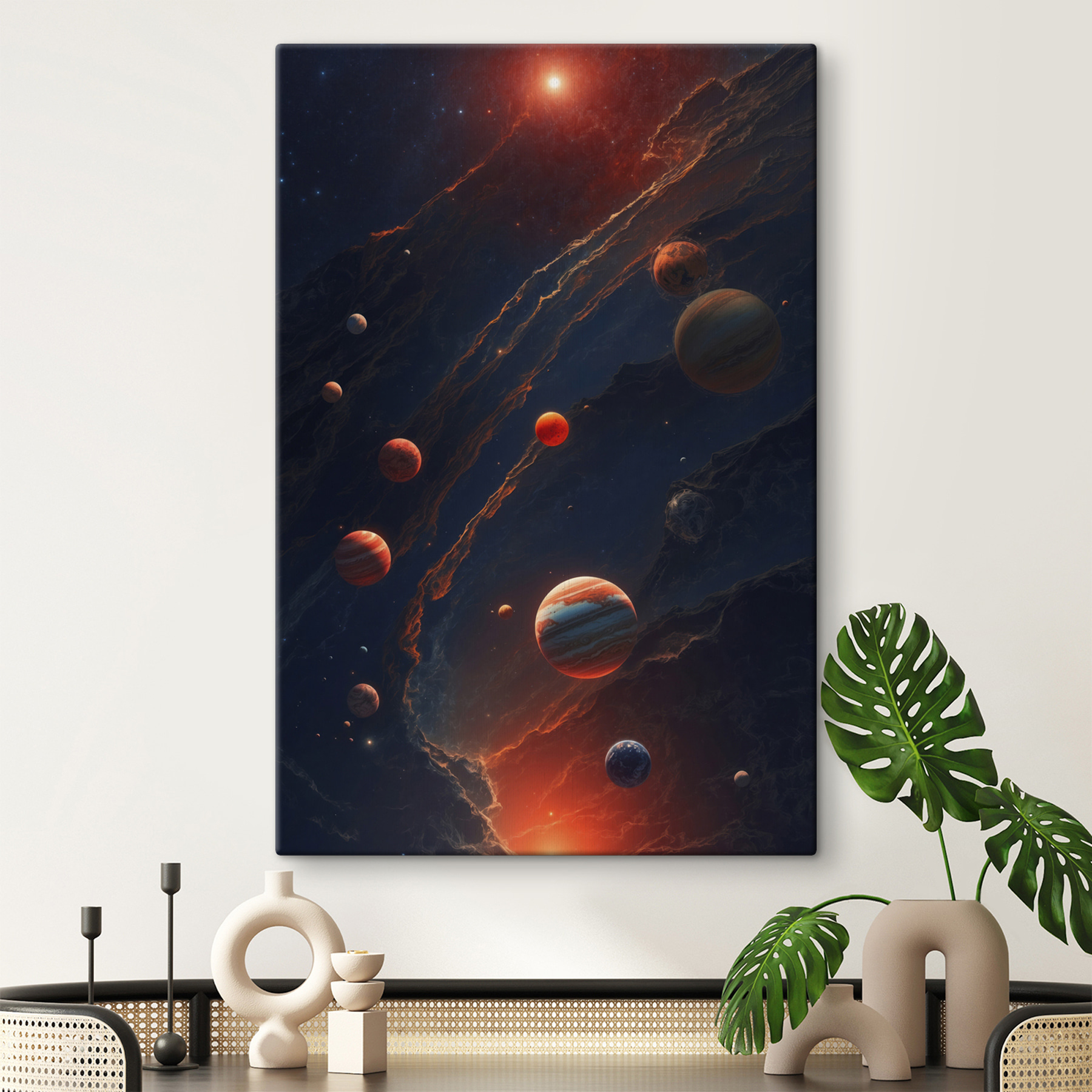 Planets in space Planets in space