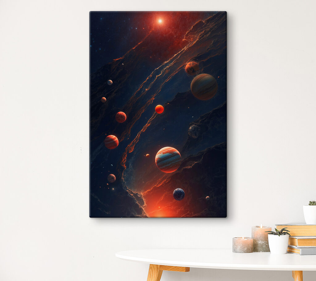Planets in space Planets in space