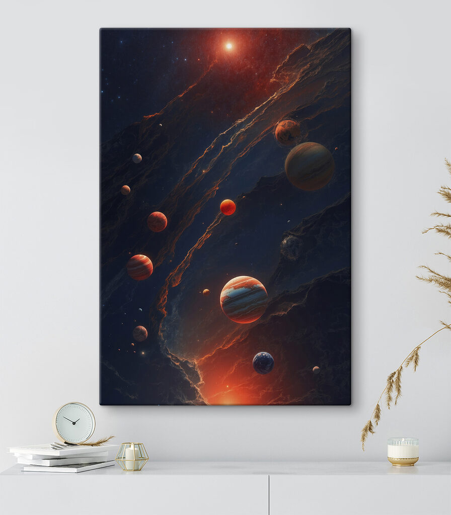 Planets in space Planets in space