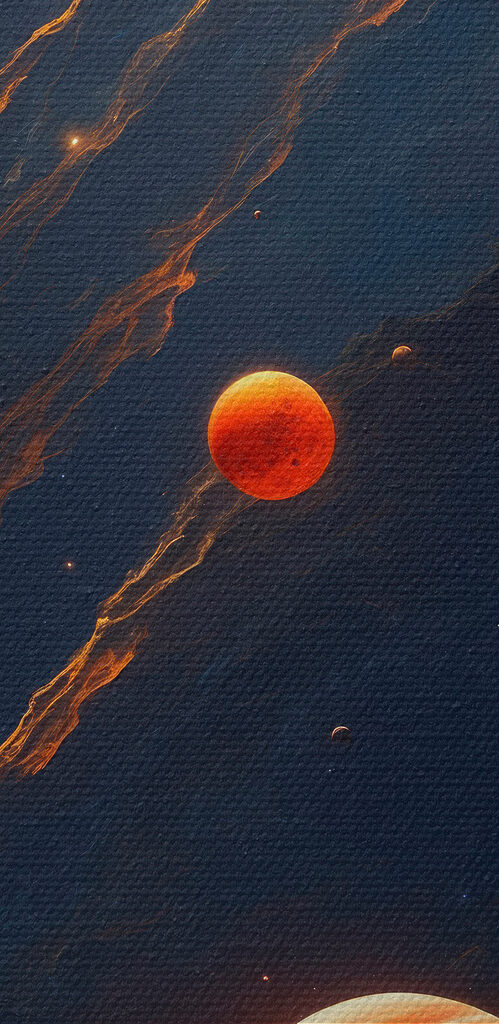 Planets in space Planets in space