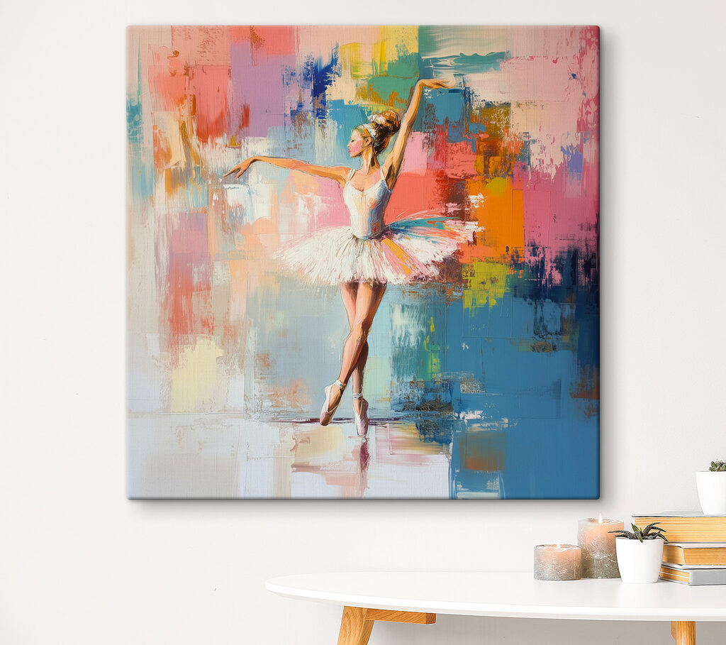 Woman in a tutu dancing Woman in a tutu dancing