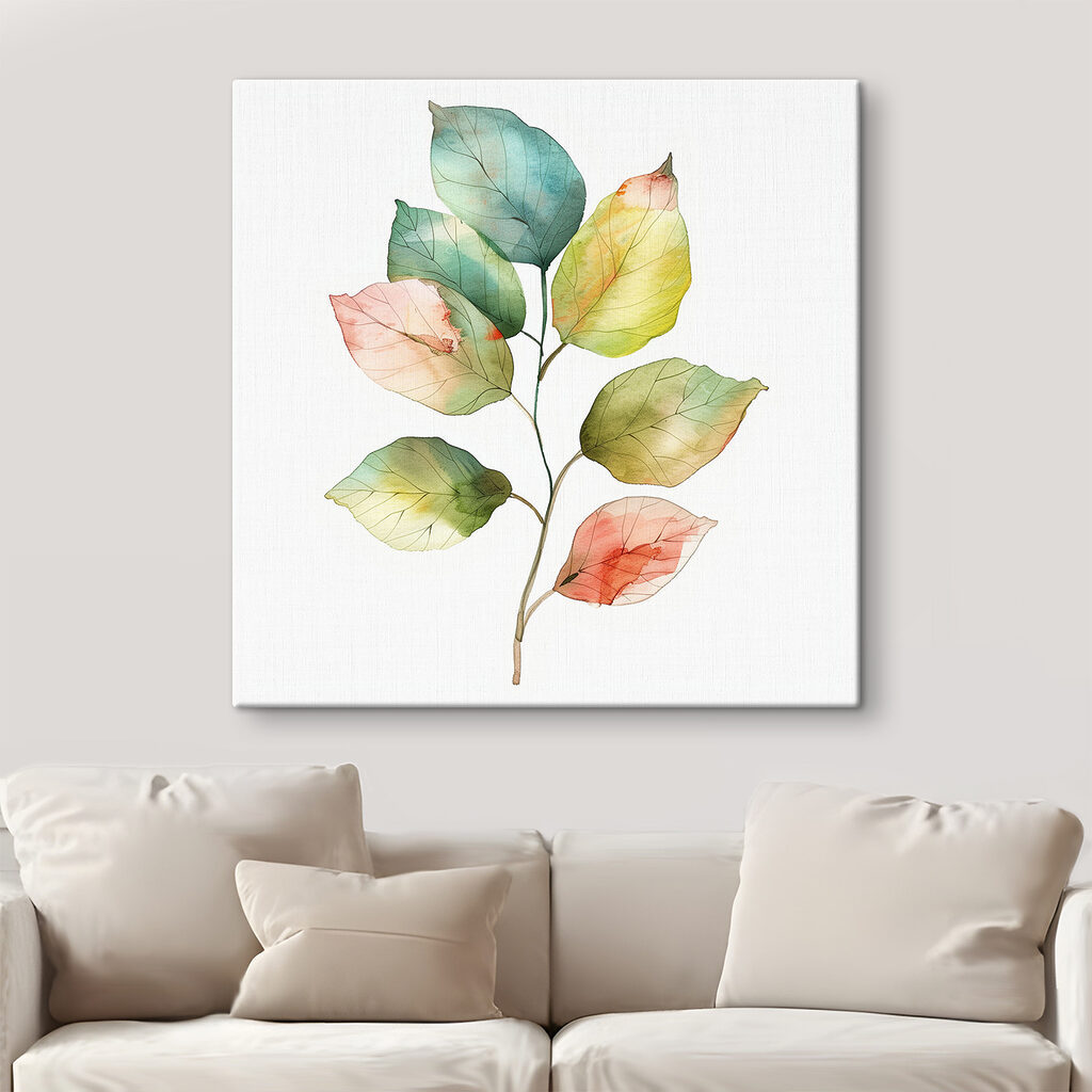 Watercolor of a leaf Watercolor of a leaf