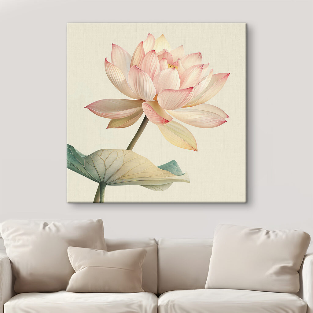 Gentle beauty of a blooming lotus Gentle beauty of a blooming lotus