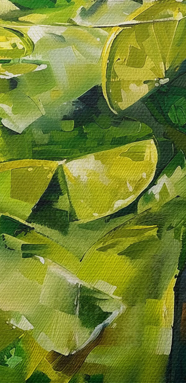 Egy ital festése lime-mal és jéggel Egy ital festése lime-mal és jéggel