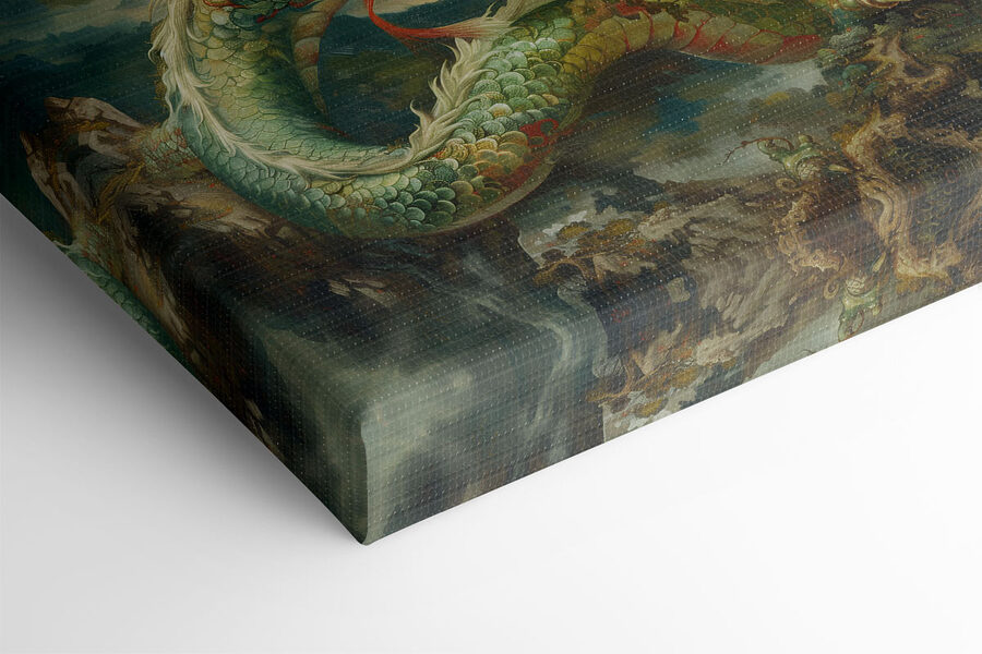 Painting of a dragon Painting of a dragon
