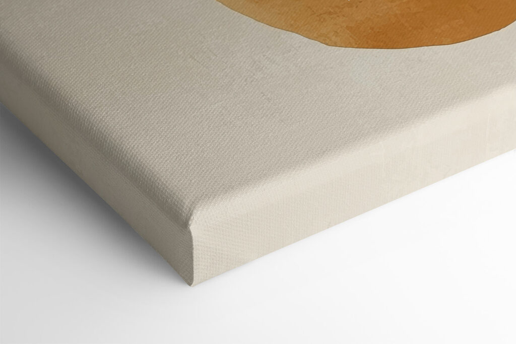 Landscape of mountains and trees and a lake