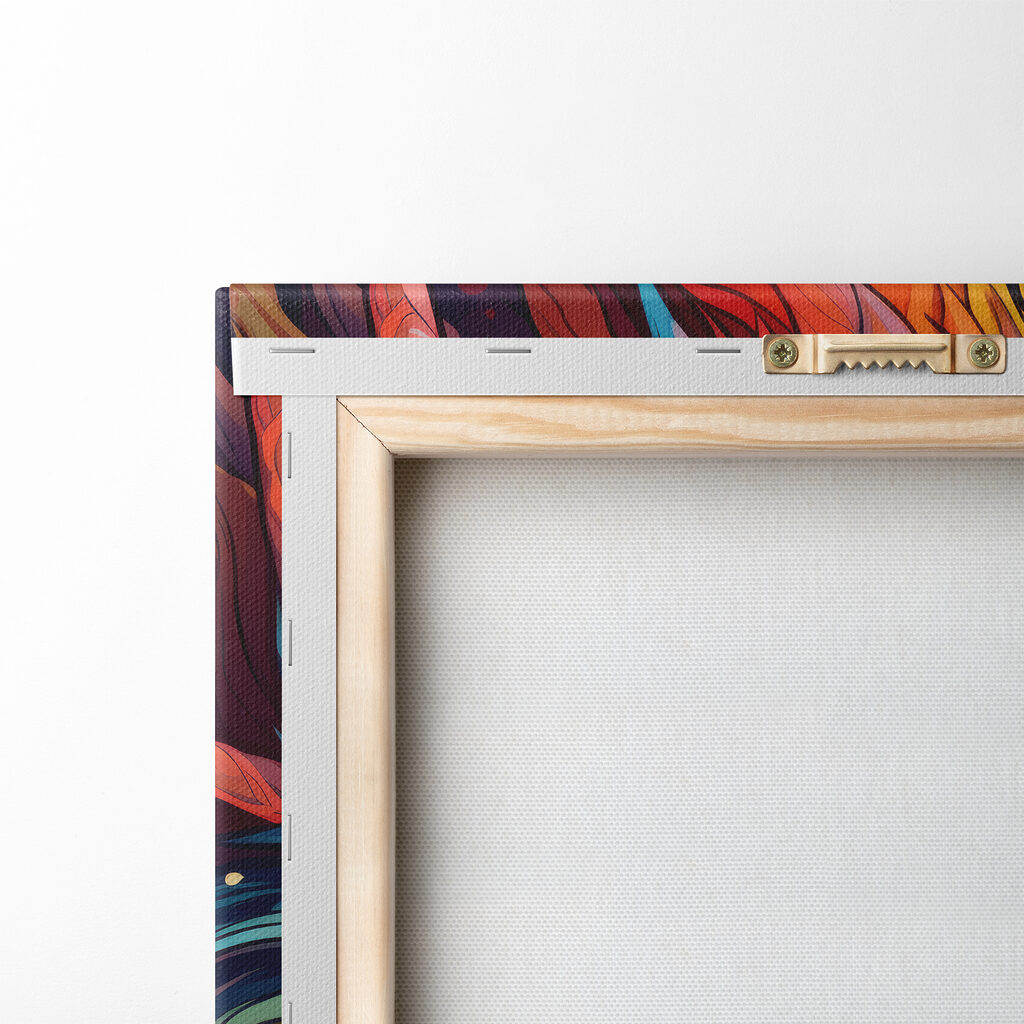 Colorful art of a dragon