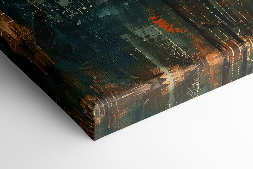 Painting of a girl holding a flower