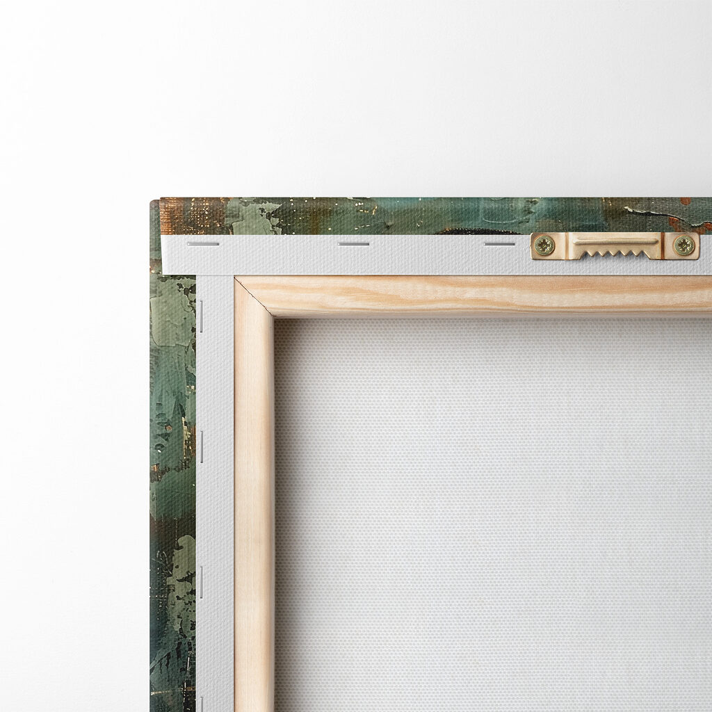 Painting of a girl holding a flower