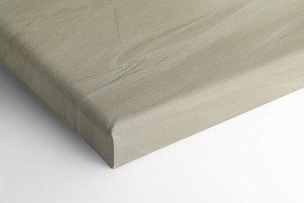 Glass apple with a leaf on it