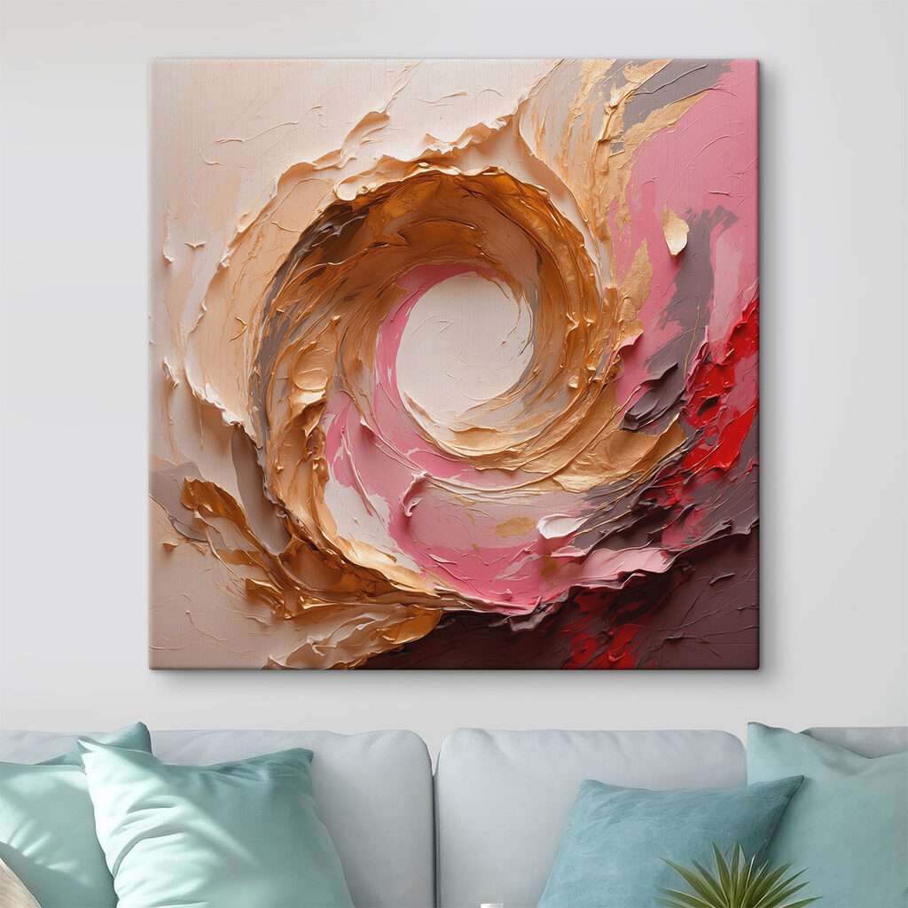 Swirl of paint on a wall Swirl of paint on a wall