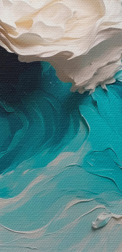 Painting of a wave