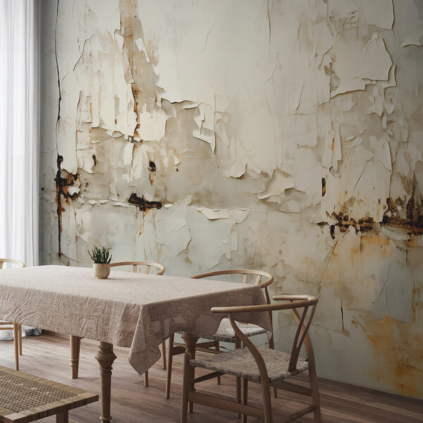 Fehér fal hámló festékkel Fehér fal hámló festékkel