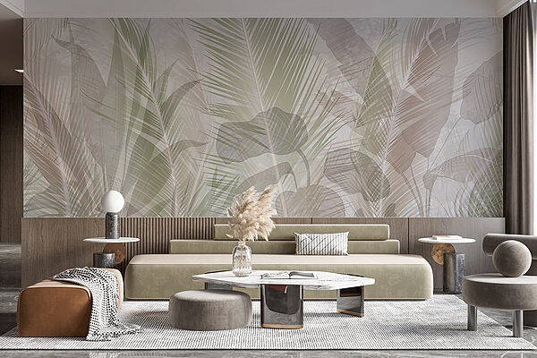 Wall murals Close up of leaves Wall murals Close up of leaves
