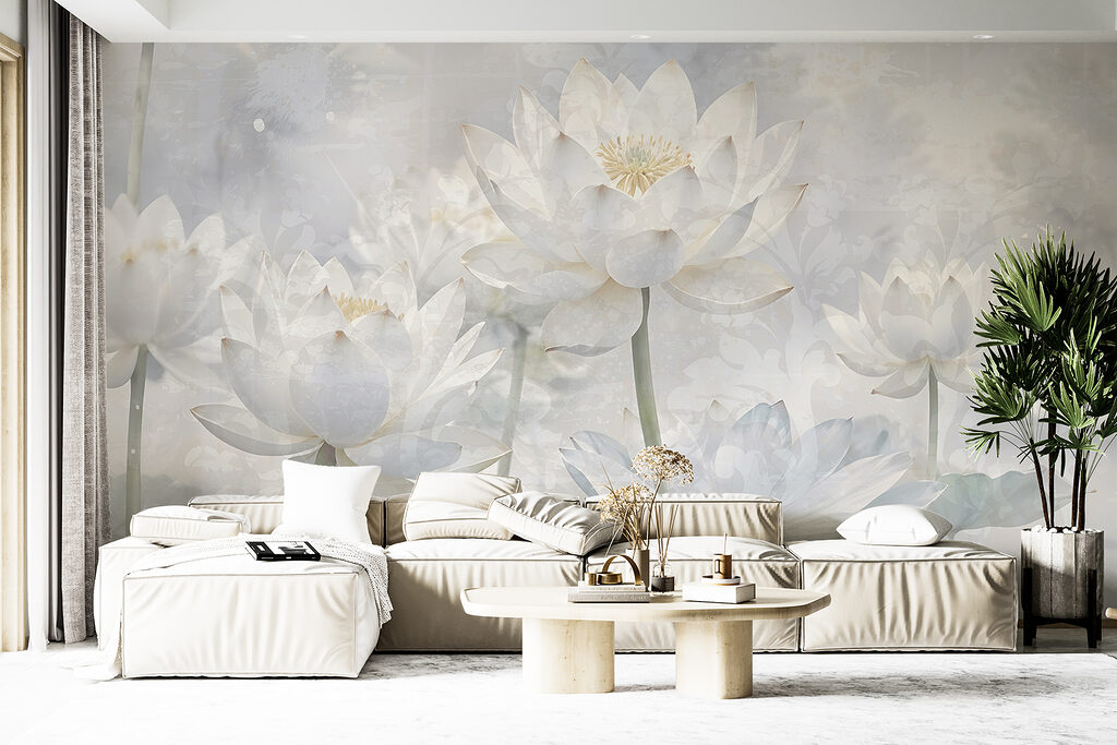 Group of white flowers Group of white flowers