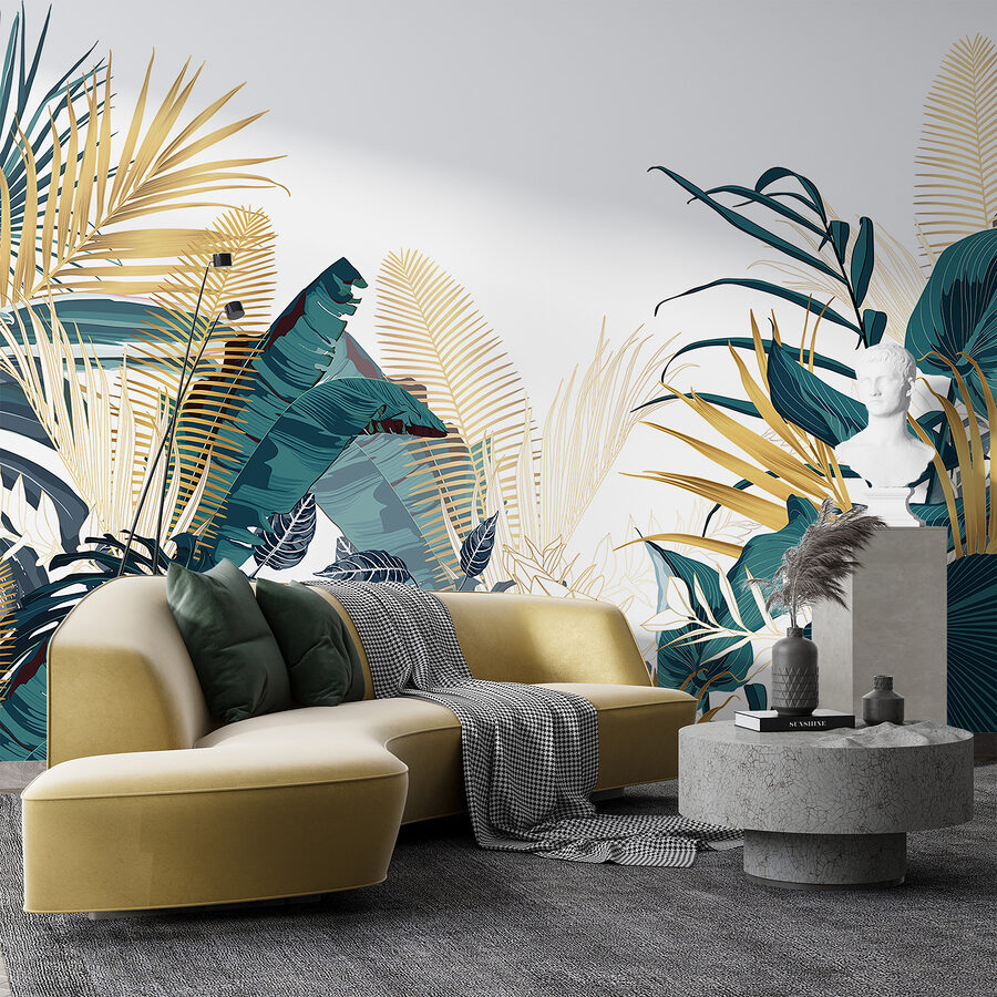 Wall murals Group of tropical plants