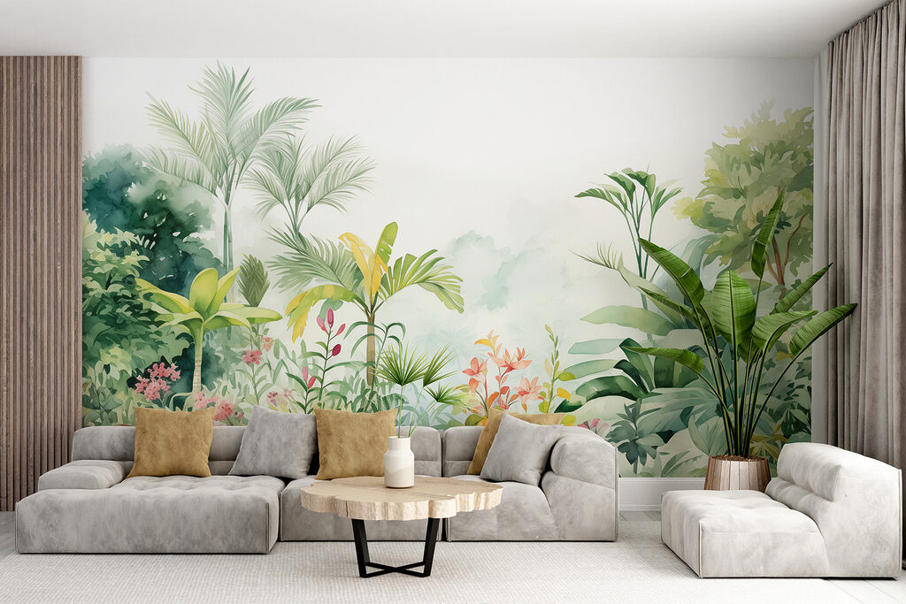 Painting of plants and flowers Painting of plants and flowers