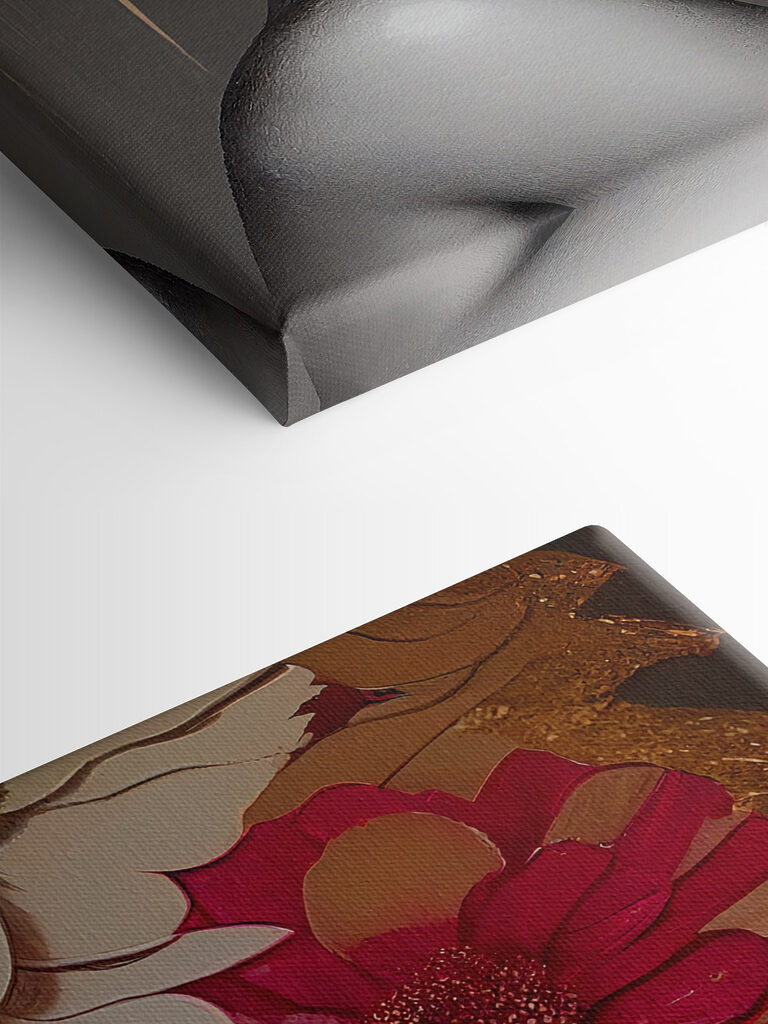 Woman with flowers on her head Woman with flowers on her head