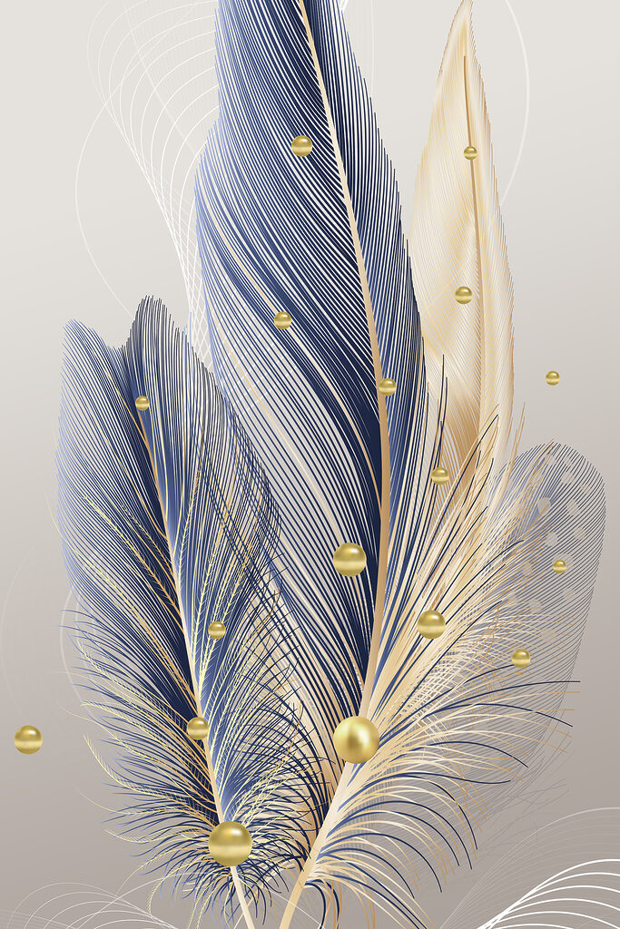 Close up of feathers