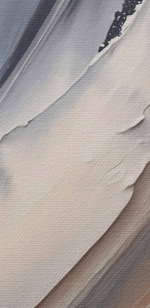 Close up of a painting