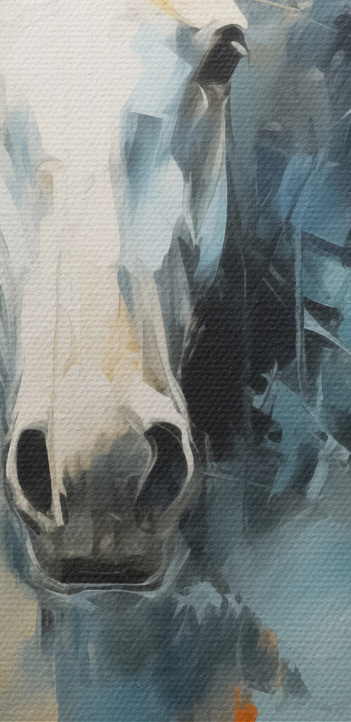 Painting of two horses Painting of two horses