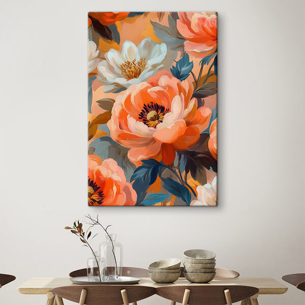 Vibrant blooms in soft pastel hues Vibrant blooms in soft pastel hues