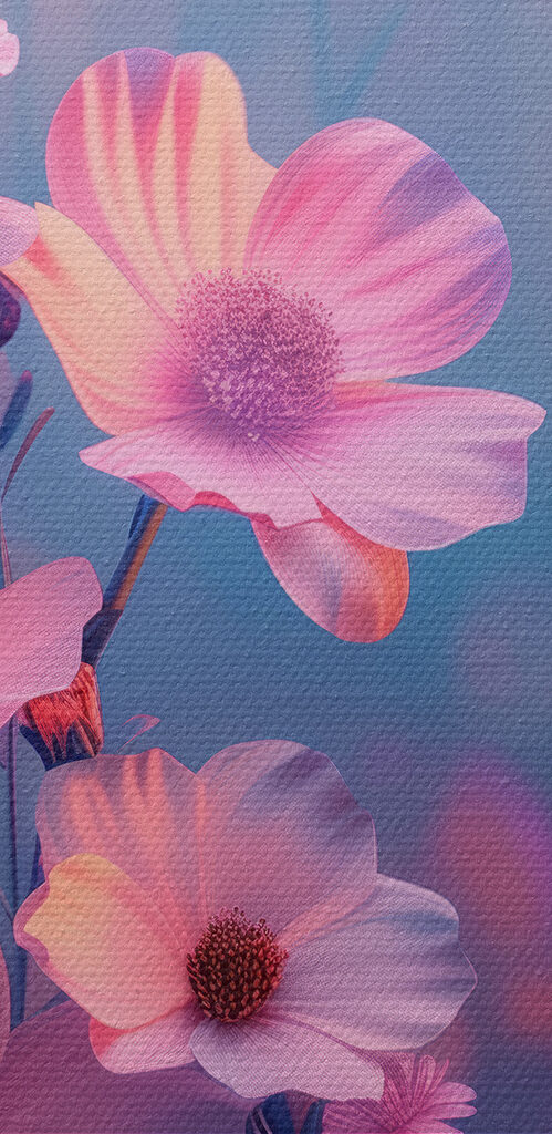Group of pink flowers