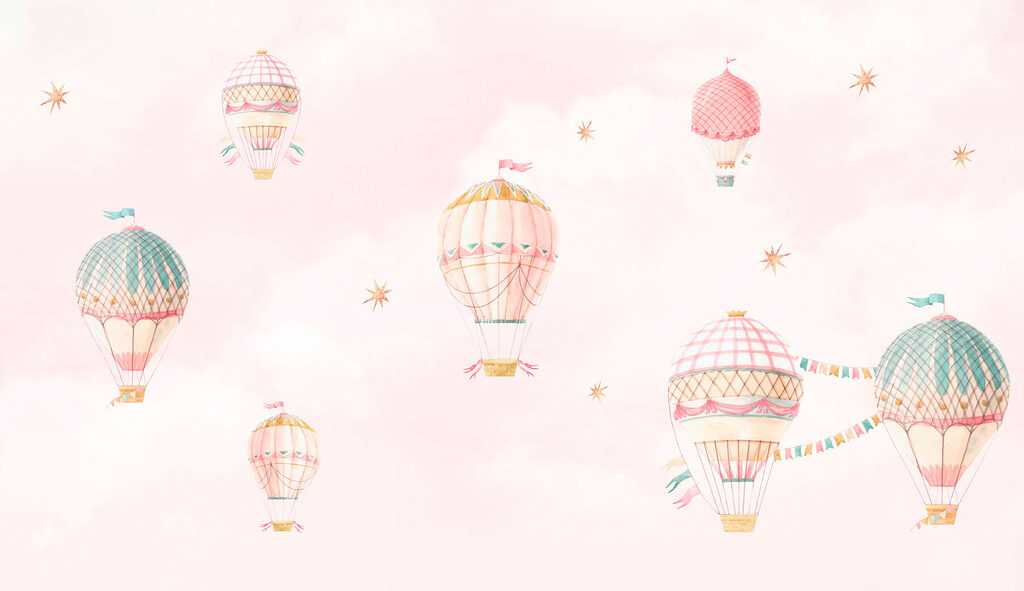 Group of hot air balloons in the sky Group of hot air balloons in the sky