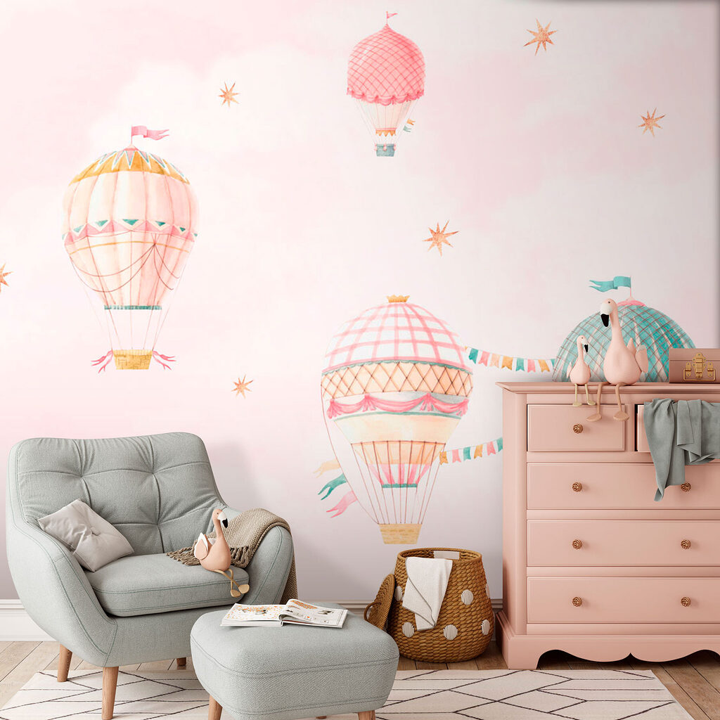 Group of hot air balloons in the sky Group of hot air balloons in the sky