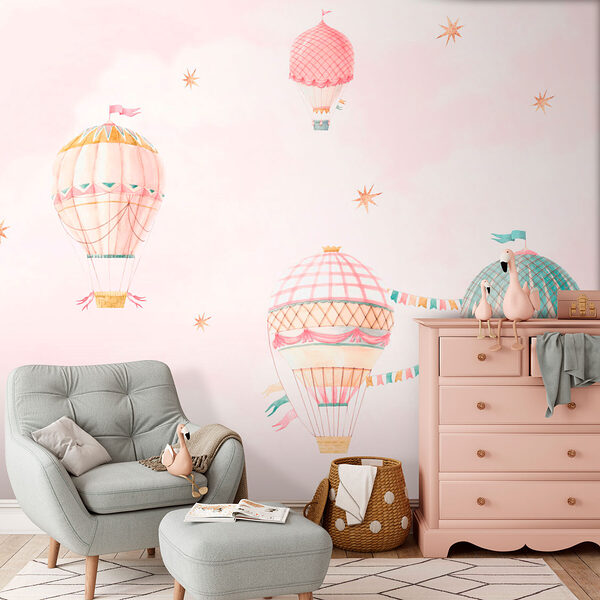 Group of hot air balloons in the sky Group of hot air balloons in the sky