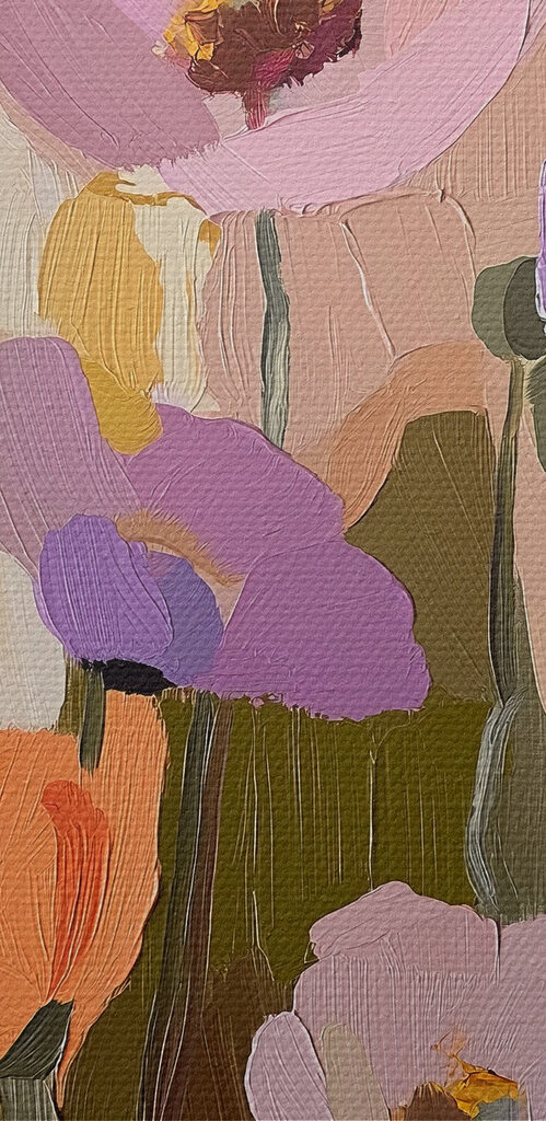 Painting of flowers Painting of flowers