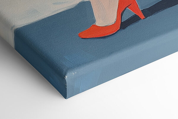 Woman wearing red shoes Woman wearing red shoes