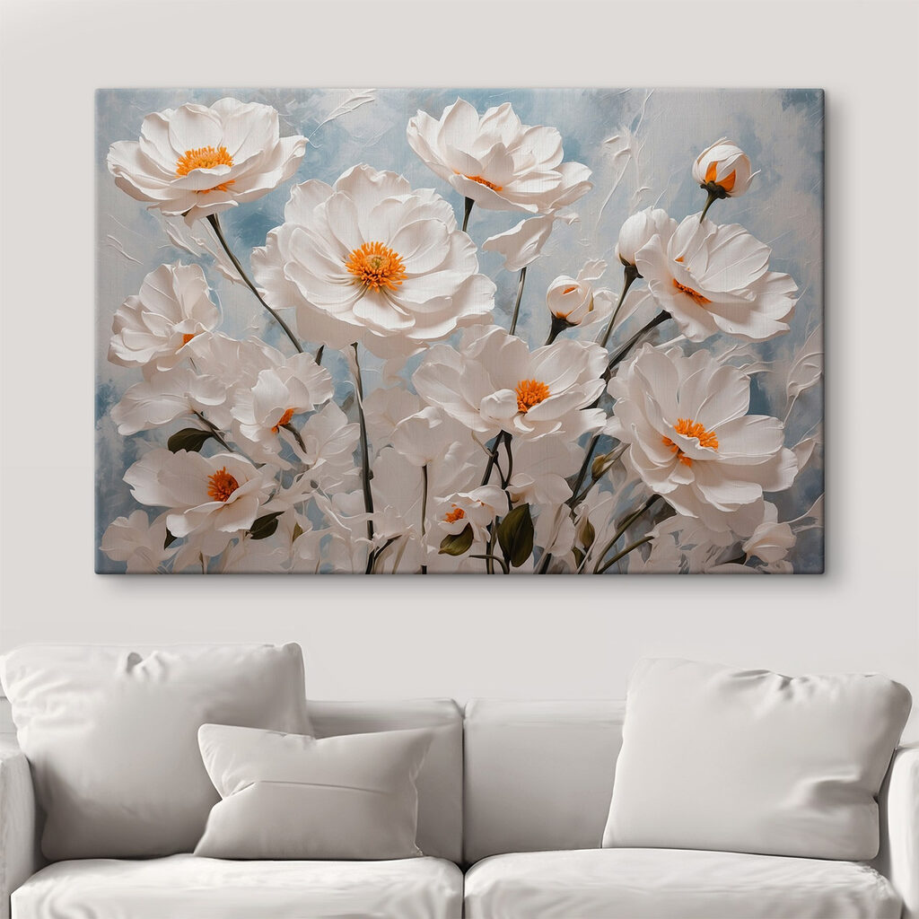 Group of white flowers