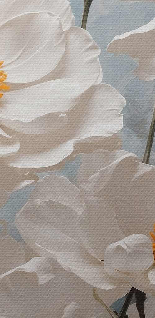 Group of white flowers