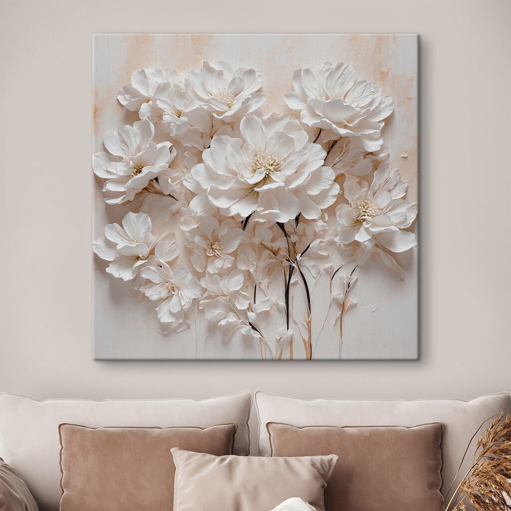 Group of white flowers